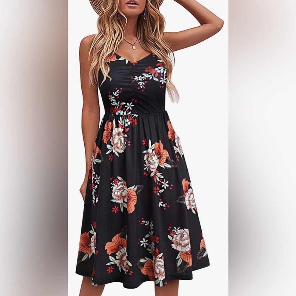 NWT Women’s Floral Sleeveless Sun Dress